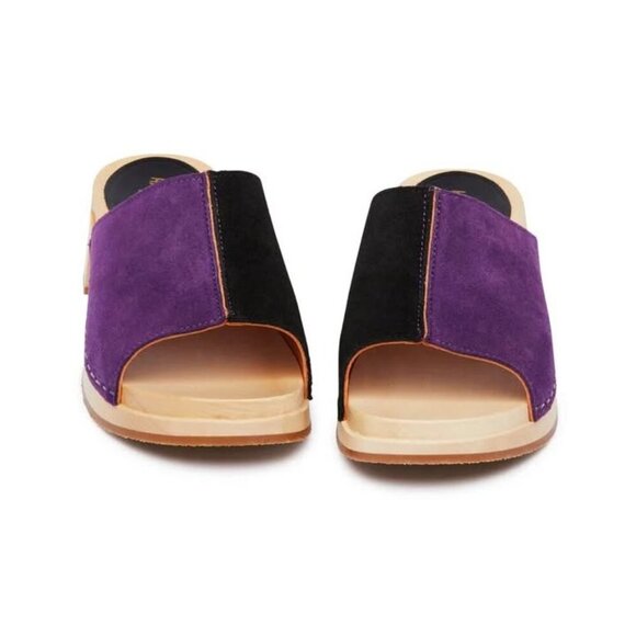swedish hasbeens Combo Clog Color: Nero/Viola SAVE $110.00 - Picture 7 of 14